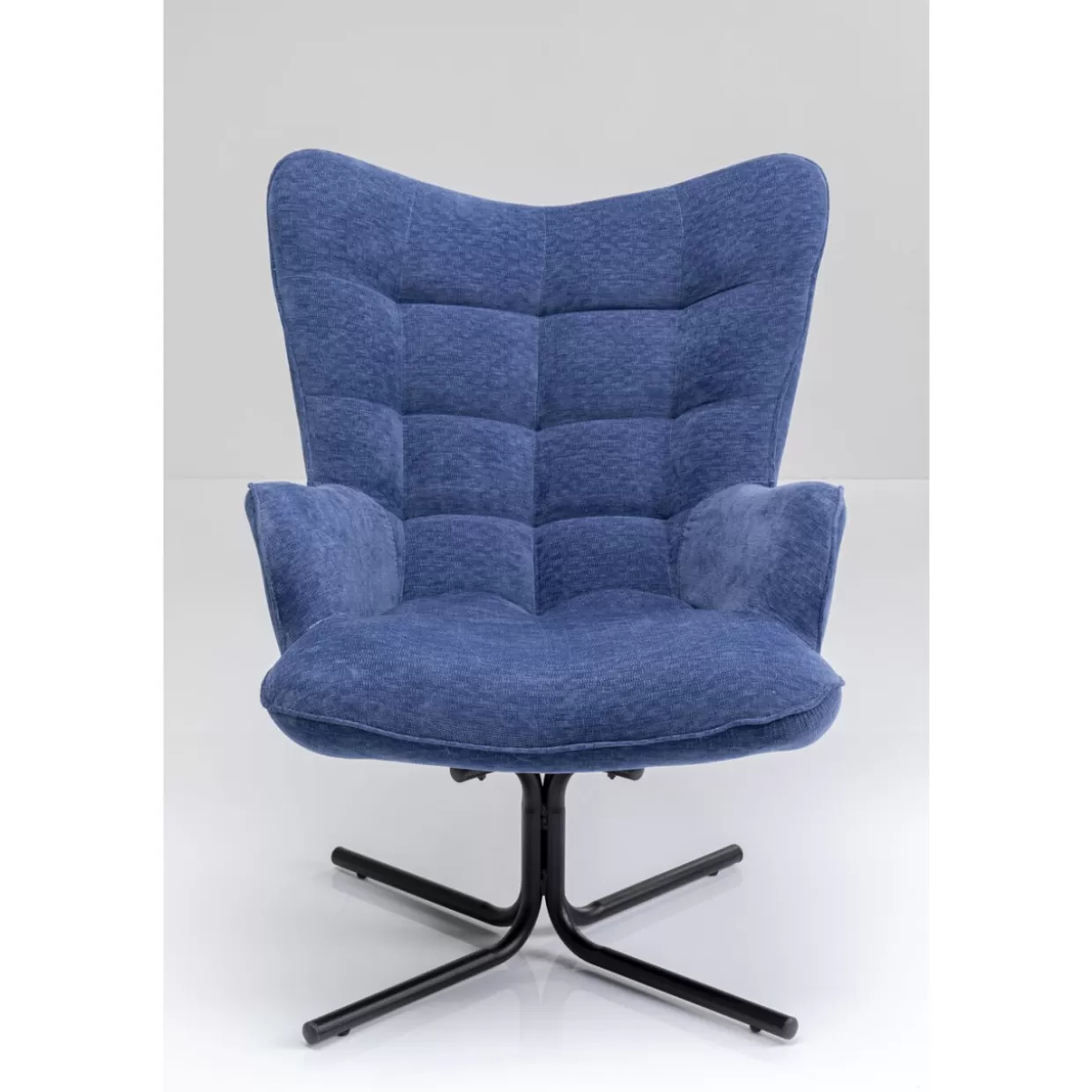 KARE Design Sessel | Drehsessel Oscar Denim