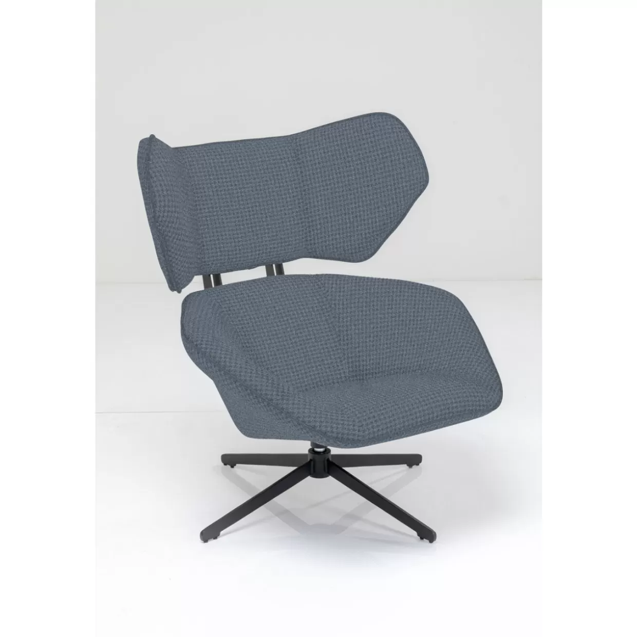 KARE Design Sessel | Drehsessel Toledo Dunkelblau