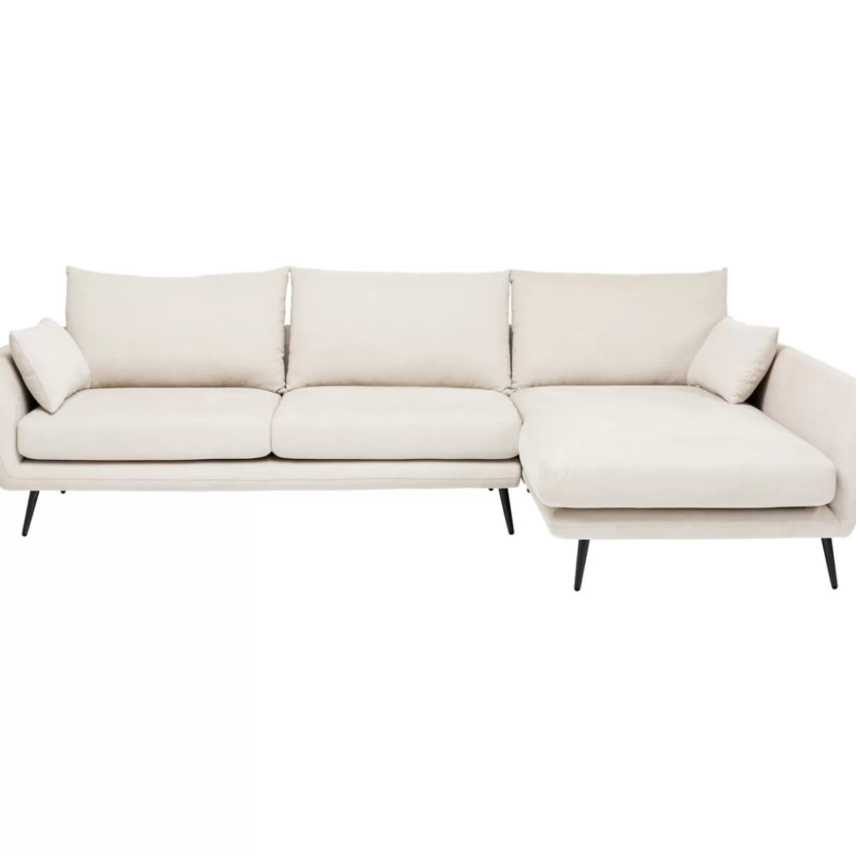 KARE Design Sofas & Couches | Ecksofa Amalfi Rechts Creme 275Cm