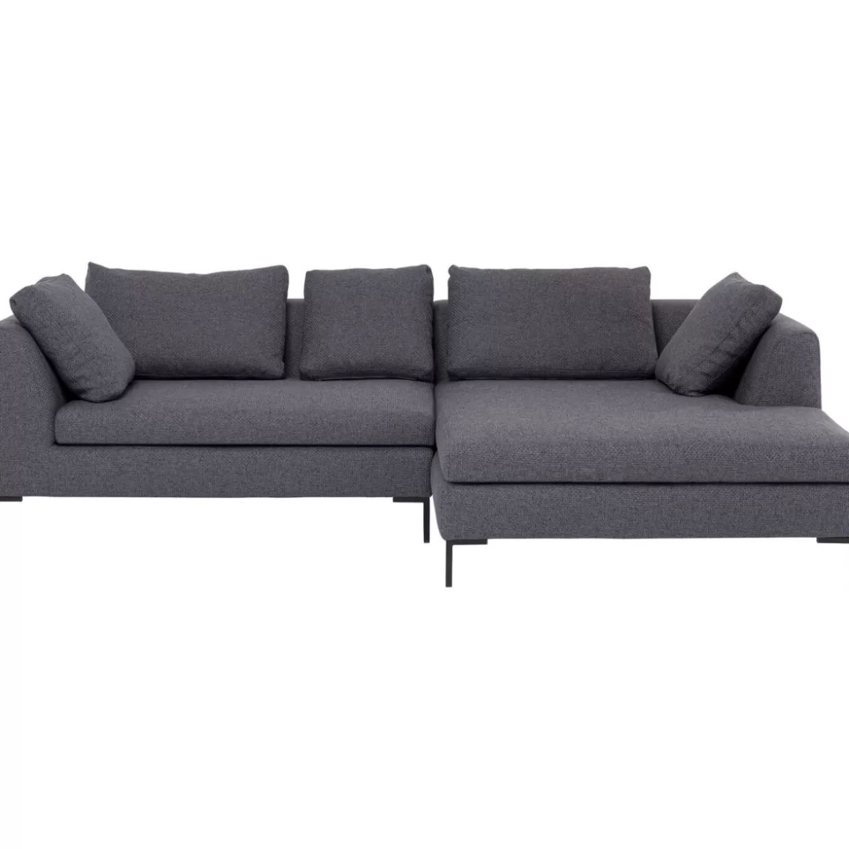 KARE Design Sofas & Couches | Ecksofa Gianni Dolce Dunkelgrau Rechts