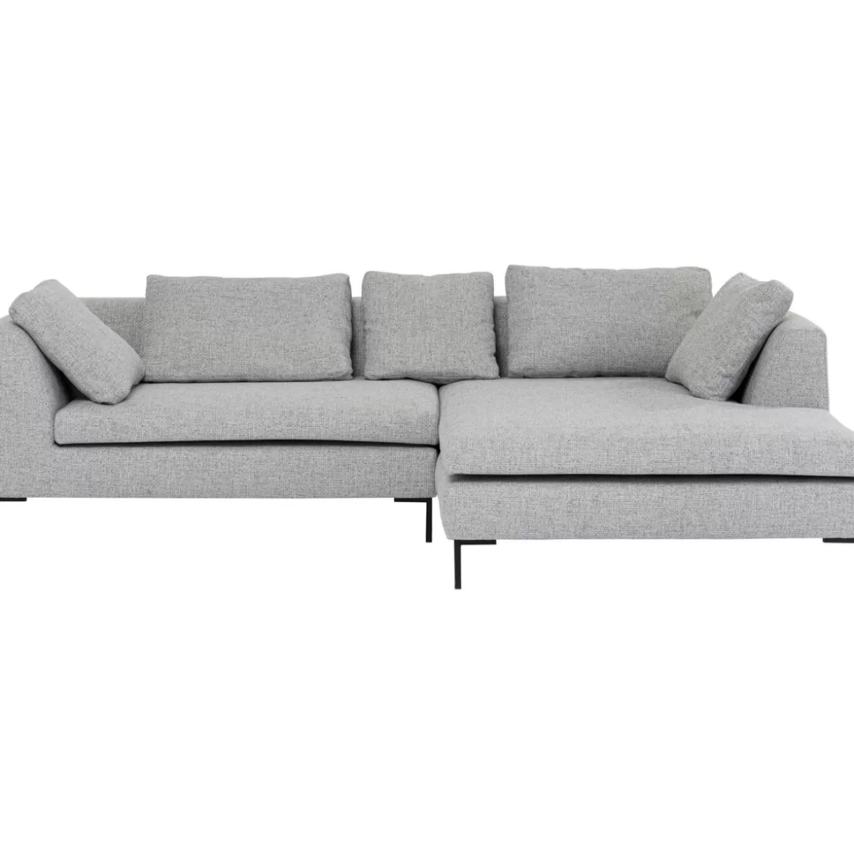 KARE Design Sofas & Couches | Ecksofa Gianni Dolce Hellgrau Rechts