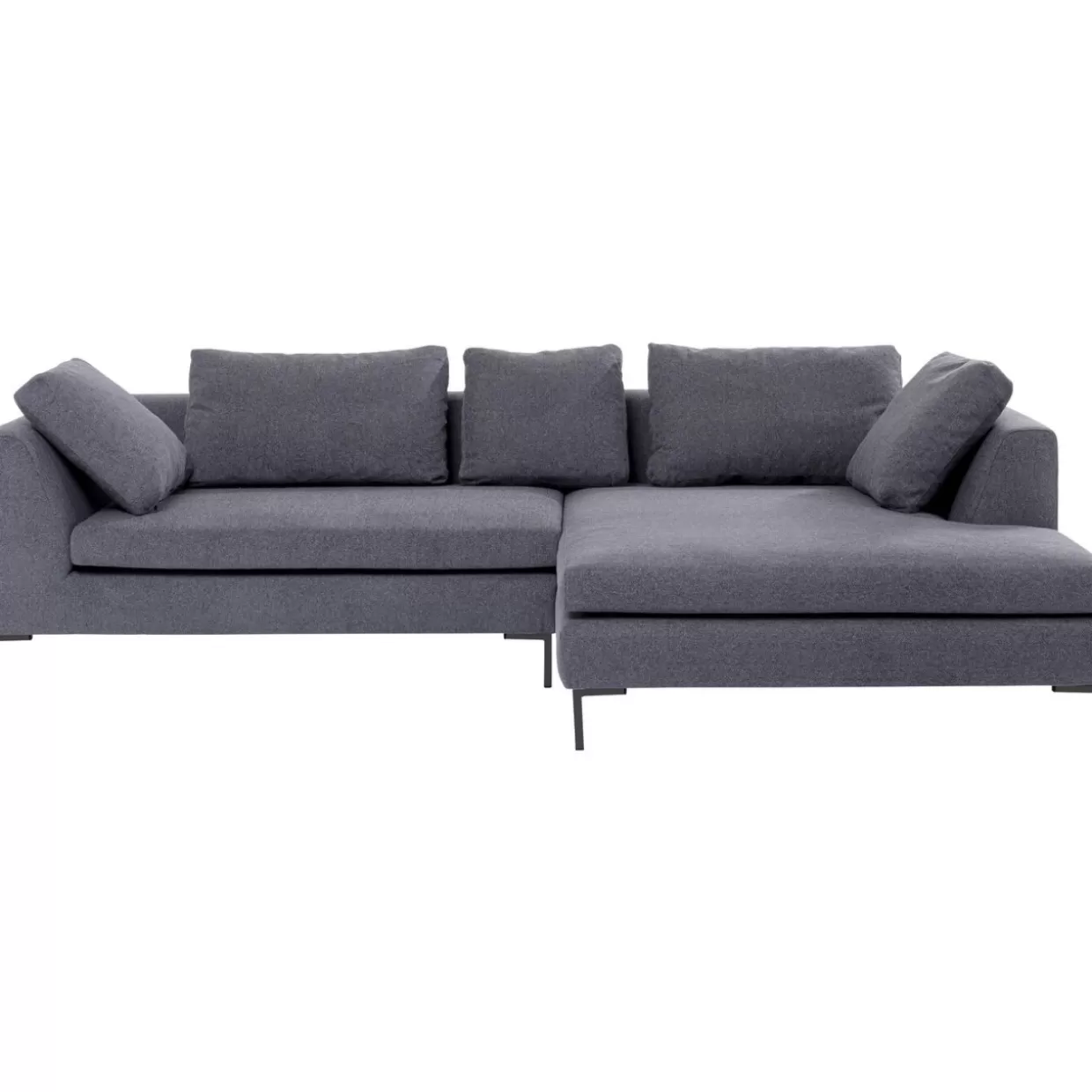 KARE Design Sofas & Couches | Ecksofa Gianni Grau Rechts