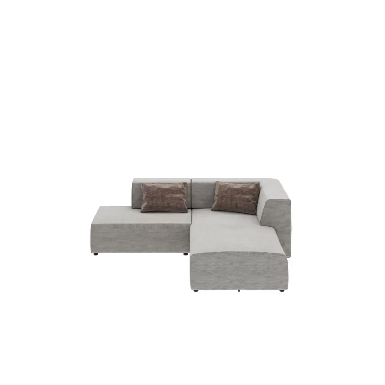 KARE Design Sofas & Couches | Ecksofa Infinity Boston Grau 237Cm