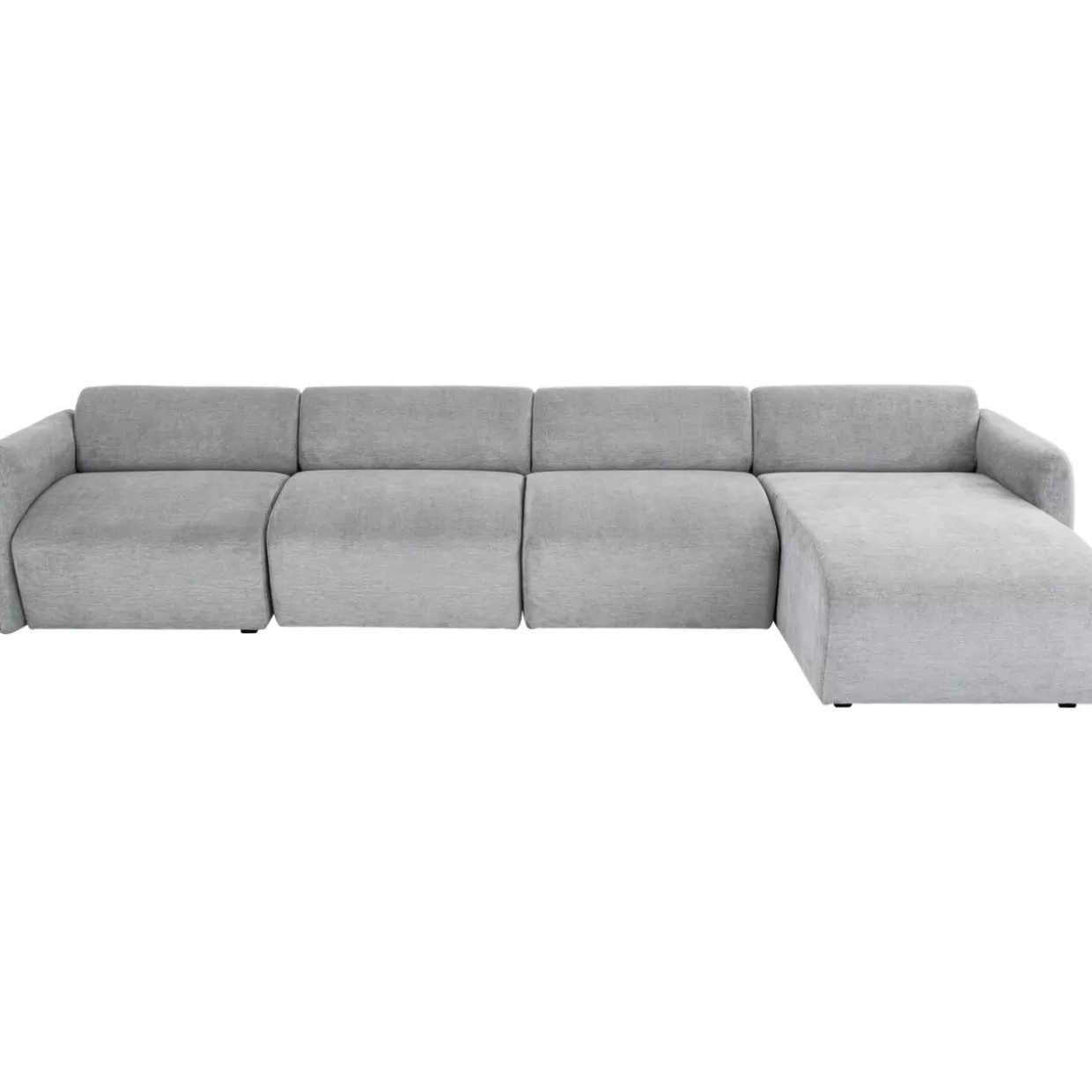 KARE Design Sofas & Couches | Ecksofa Lucca Grau Rechts 331Cm