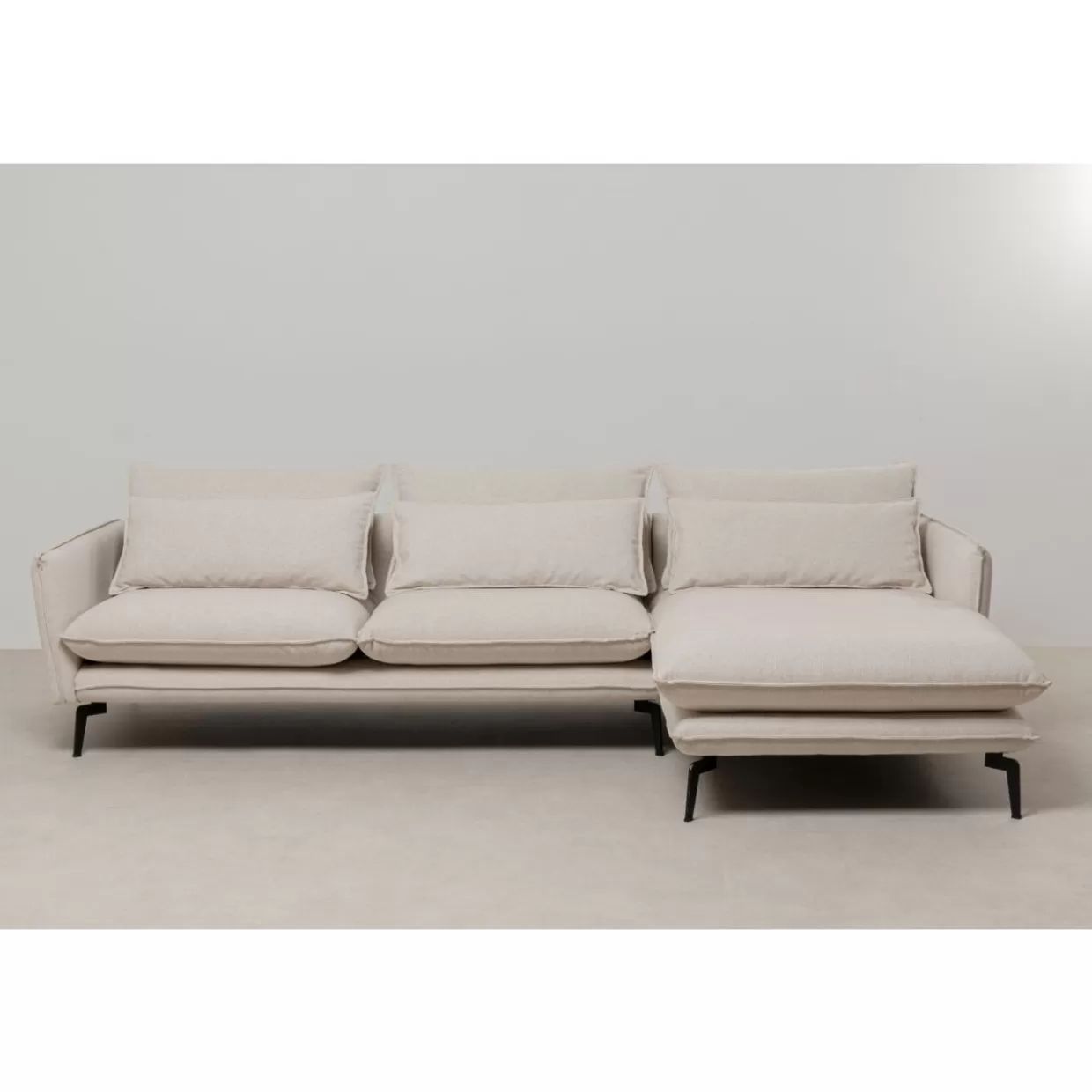 KARE Design Sofas & Couches | Ecksofa Monza Rechts Creme 296Cm