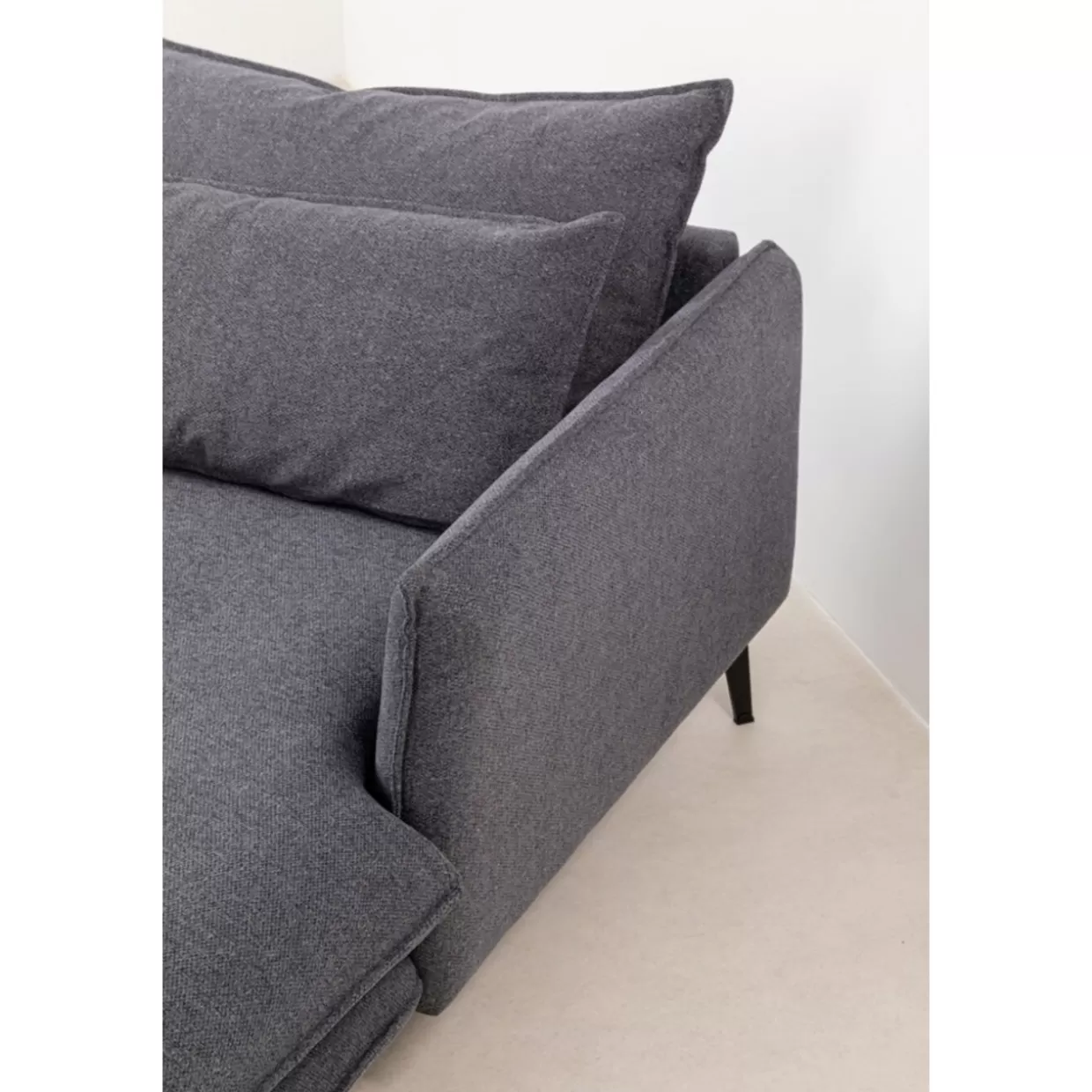 KARE Design Sofas & Couches | Ecksofa Monza Rechts Grau 296Cm