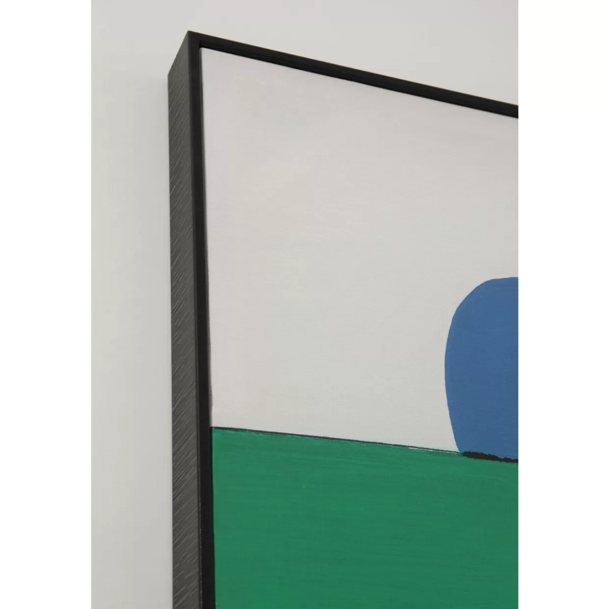 KARE Design Bilder | Gerahmtes Bild Abstract Shapes Grun 73X143Cm