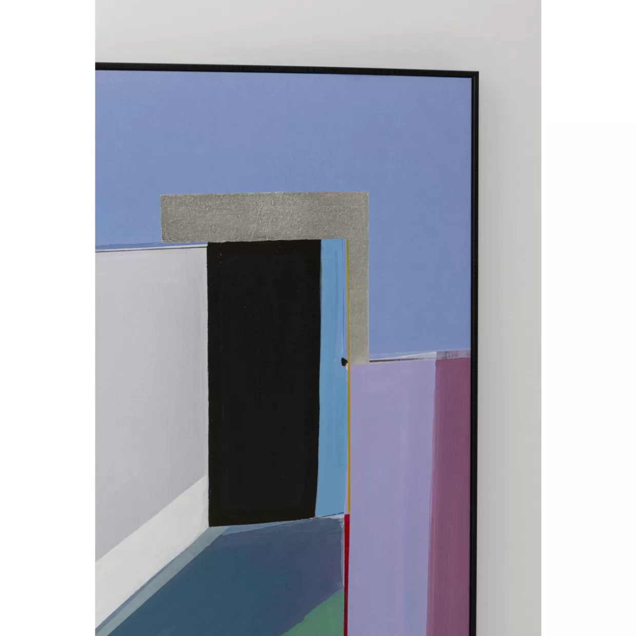 KARE Design Bilder | Gerahmtes Bild Abstract Shapes Lila 113X113Cm