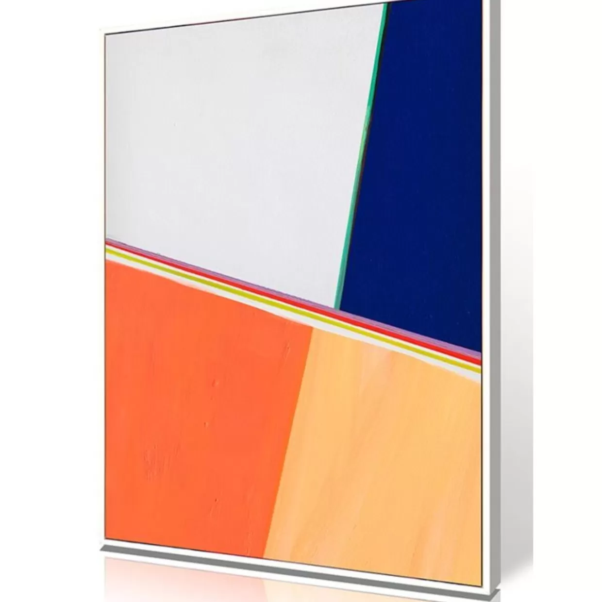 KARE Design Bilder | Gerahmtes Bild Abstract Shapes Multi 73X103Cm