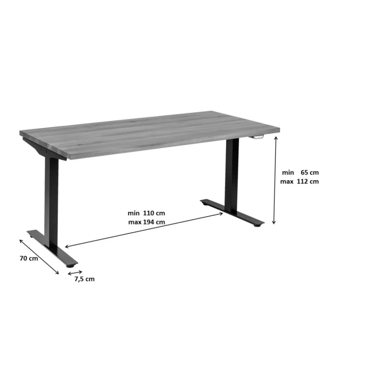 KARE Design Tische | Gestell Tavola Office Schwarz