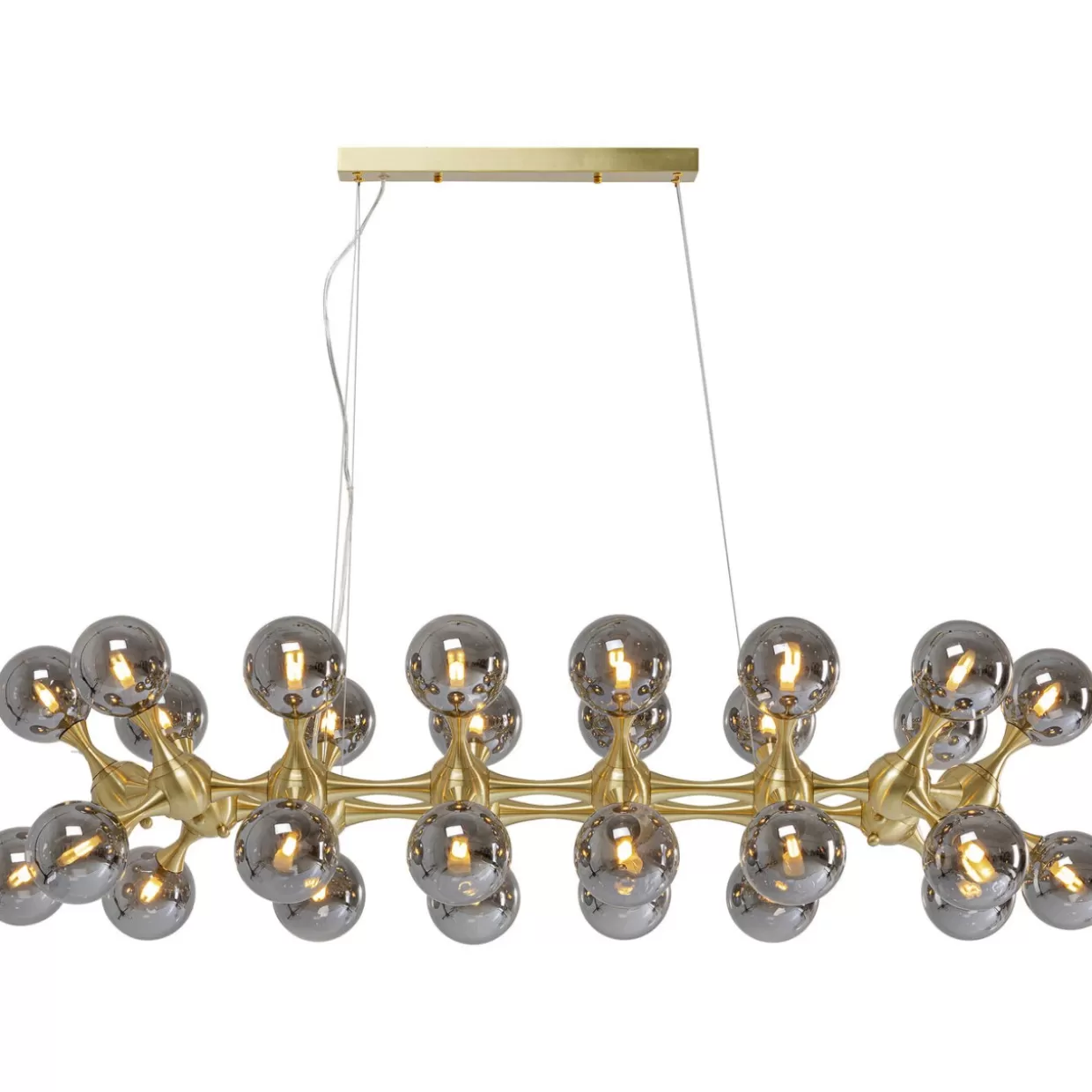 KARE Design Hängeleuchten | Hangeleuchte Atomic Balls Brass 140Cm