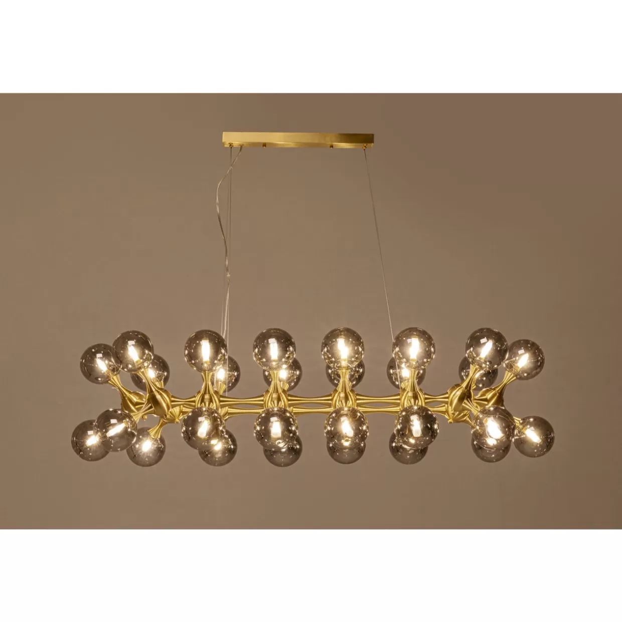 KARE Design Hängeleuchten | Hangeleuchte Atomic Balls Brass 140Cm