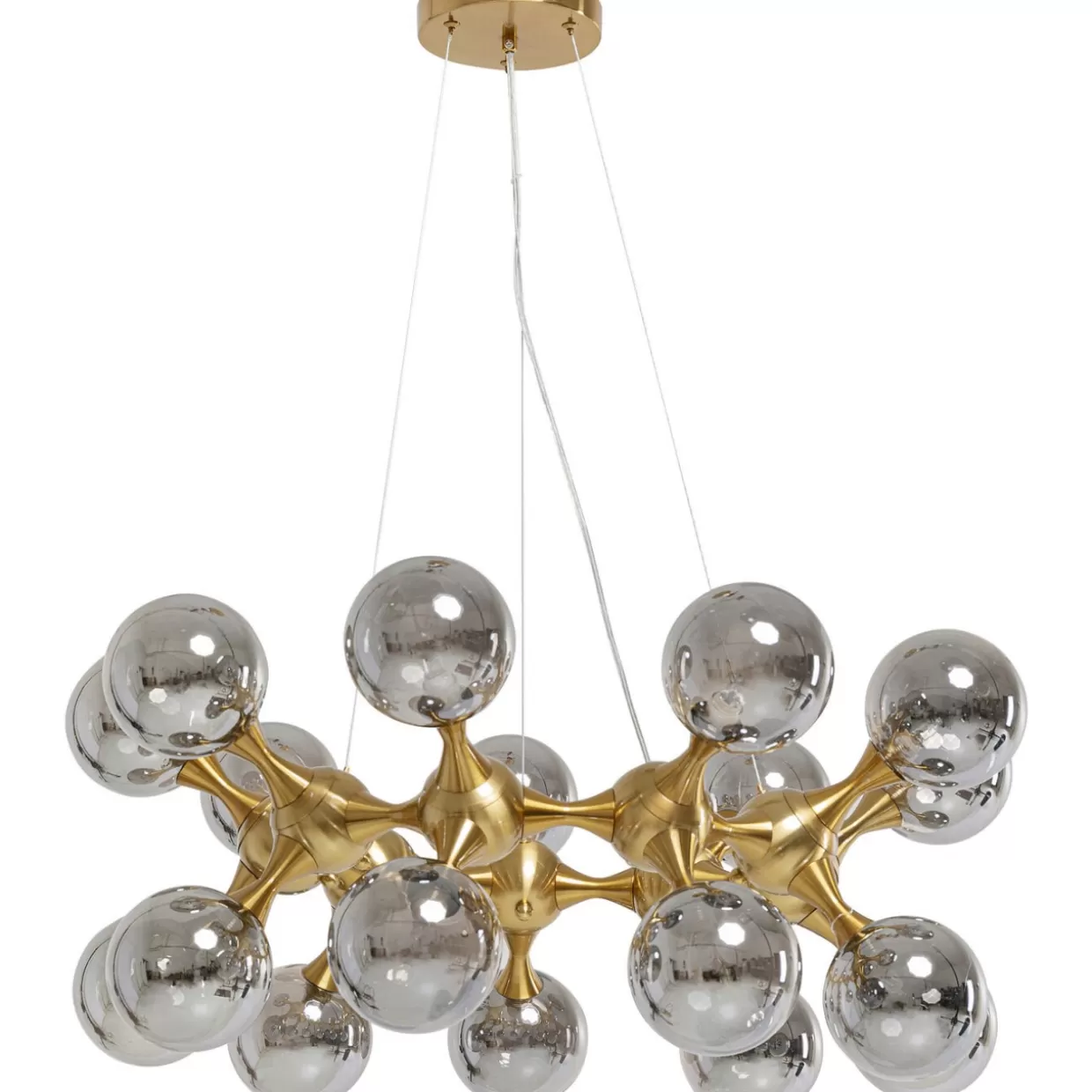 KARE Design Hängeleuchten | Hangeleuchte Atomic Balls Brass O74Cm