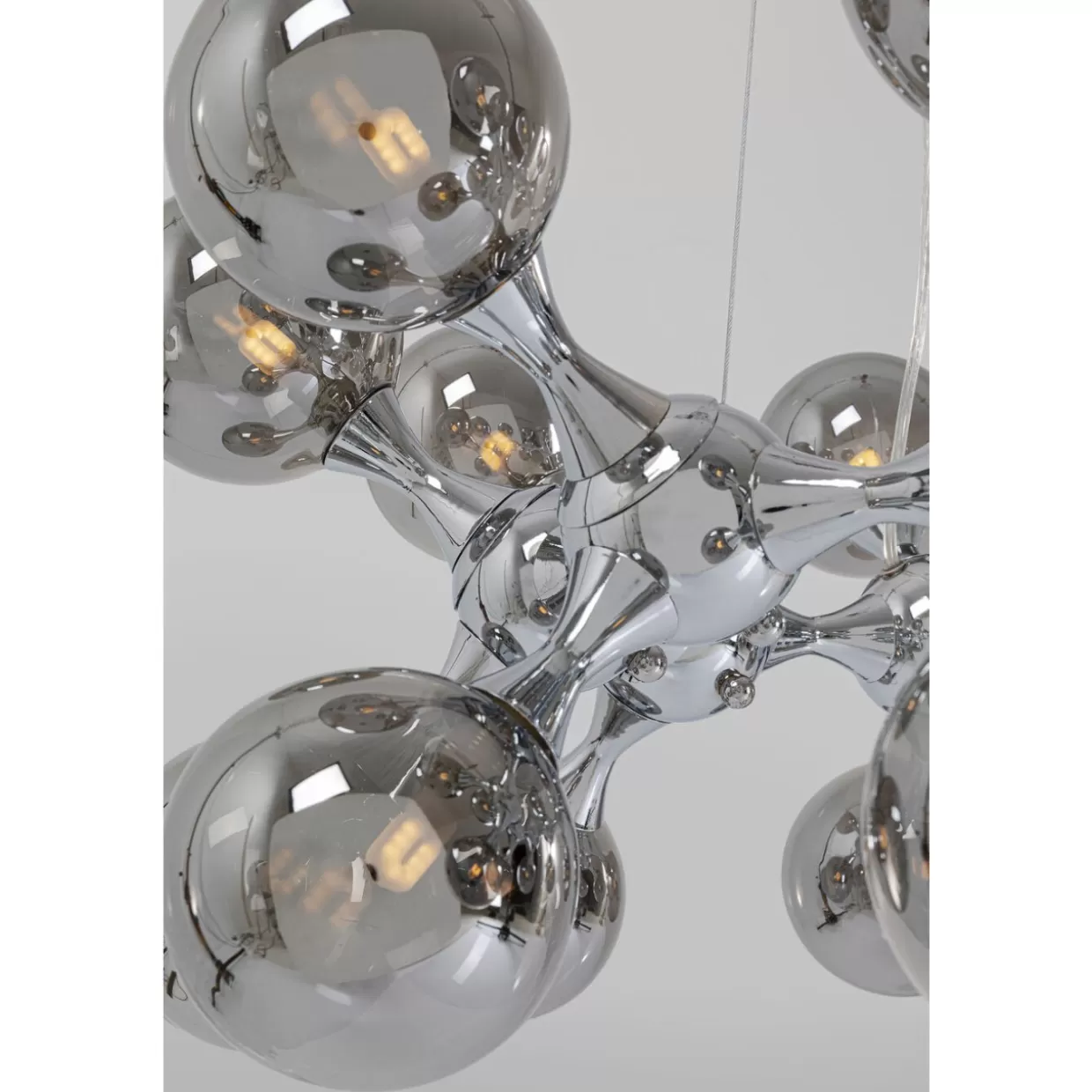 KARE Design Hängeleuchten | Hangeleuchte Atomic Balls Silber O74Cm