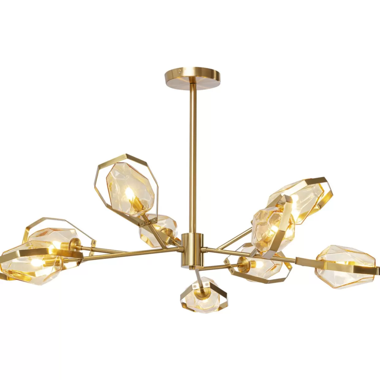 KARE Design Hängeleuchten | Hangeleuchte Diamond Fever Ufo Brass O106Cm
