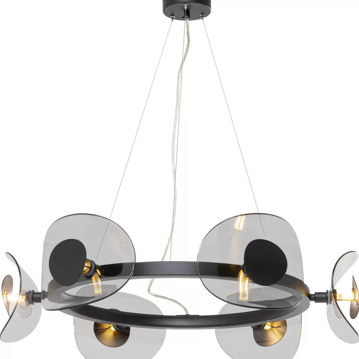 KARE Design Hängeleuchten | Hangeleuchte Mariposa Schwarz Smoke O81Cm