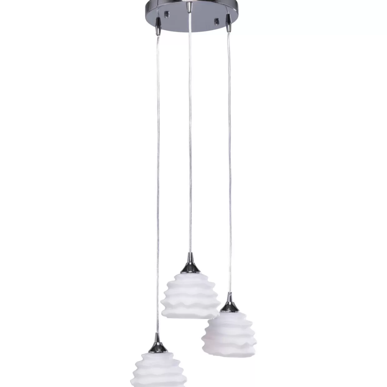 KARE Design Hängeleuchten | Hangeleuchte Ruffle Weis O 37Cm