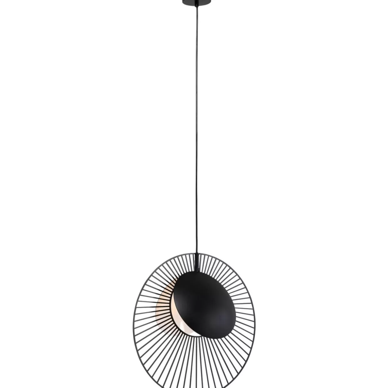 KARE Design Hängeleuchten | Hangeleuchte Wire Schwarz O45Cm