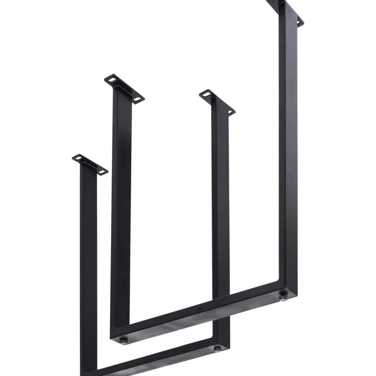 KARE Design Tische | Hochgestell Tavola Schwarz Matt (2/Set)