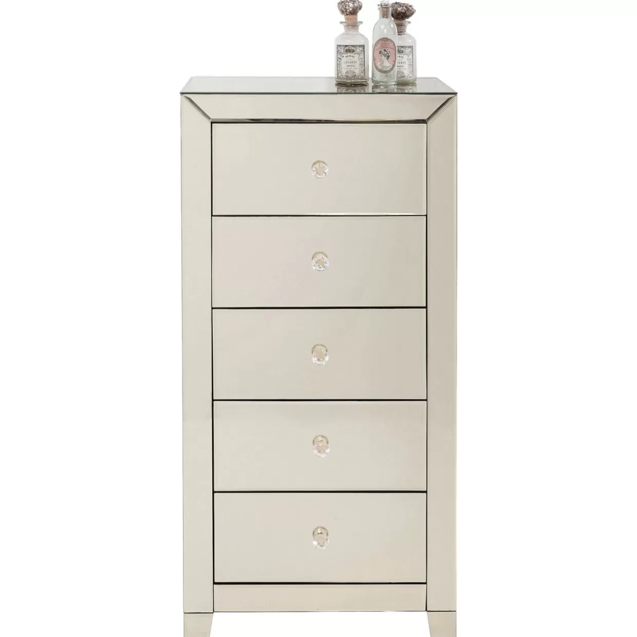 KARE Design Kommoden & Sideboards | Hochkommode Luxury Champagne 5 Schube