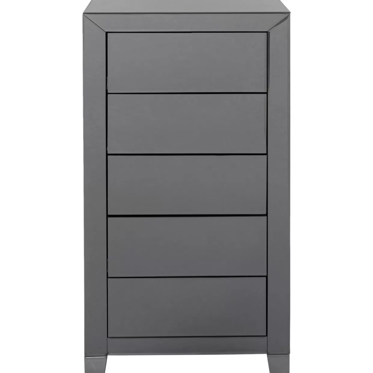 KARE Design Kommoden & Sideboards | Hochkommode Luxury Push 5 Schube Grau