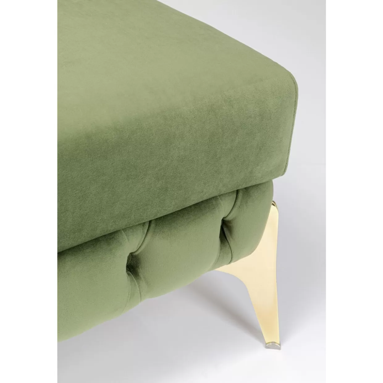 KARE Design Sitzbänke | Hocker Bellissima Velvet Grun 80