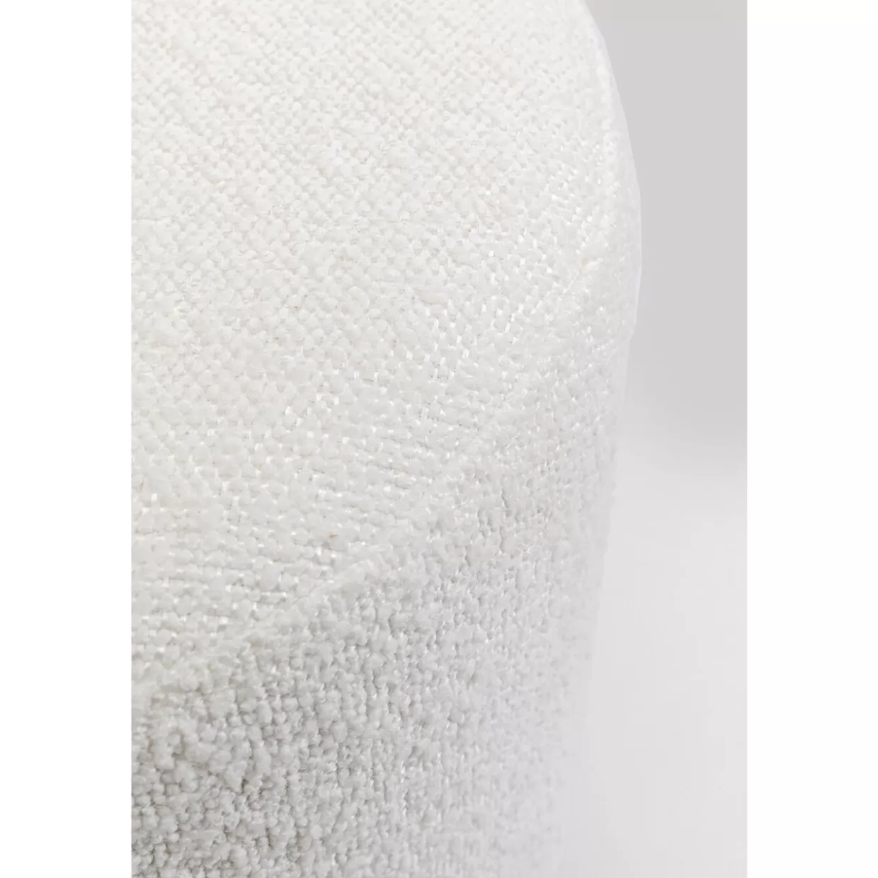 KARE Design Sitzbänke | Hocker Cherry Boucle Creme Smoke O35Cm