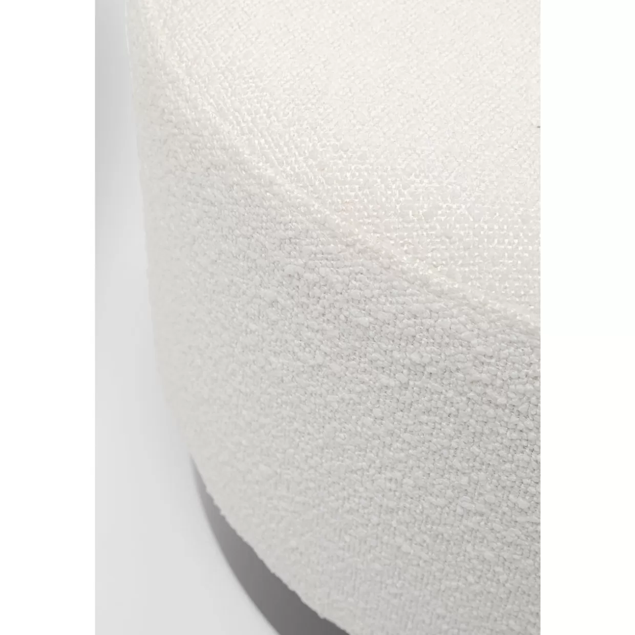 KARE Design Sitzbänke | Hocker Cherry Boucle Creme Smoke O55Cm