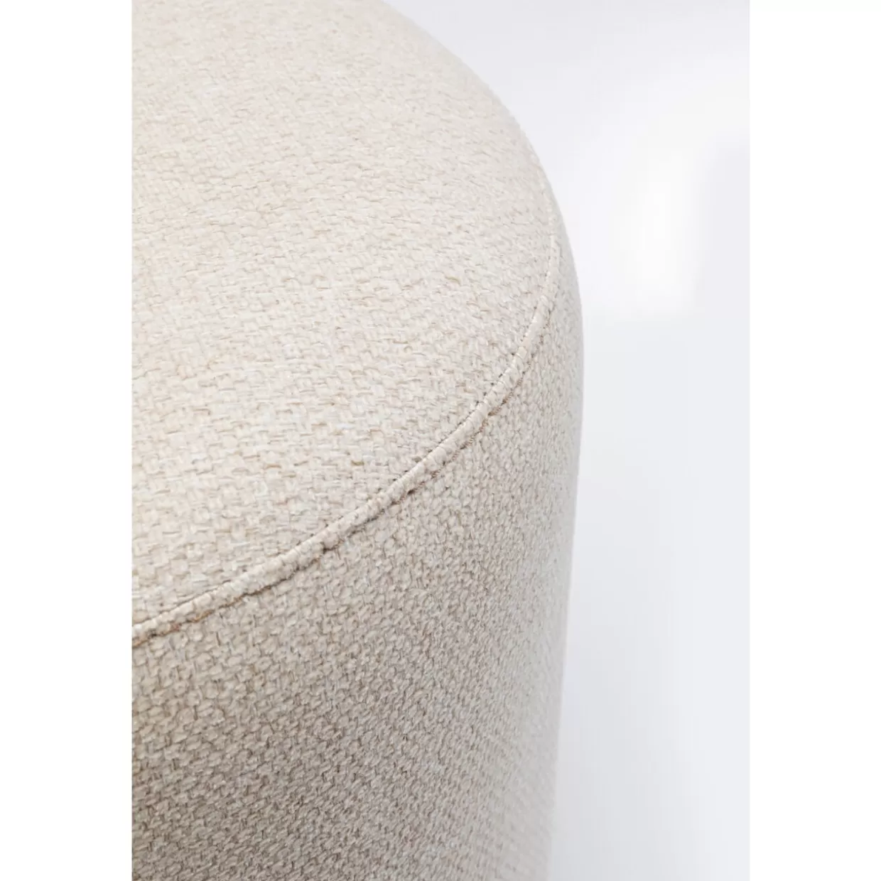 KARE Design Sitzbänke | Hocker Cherry Creme Black O36Cm