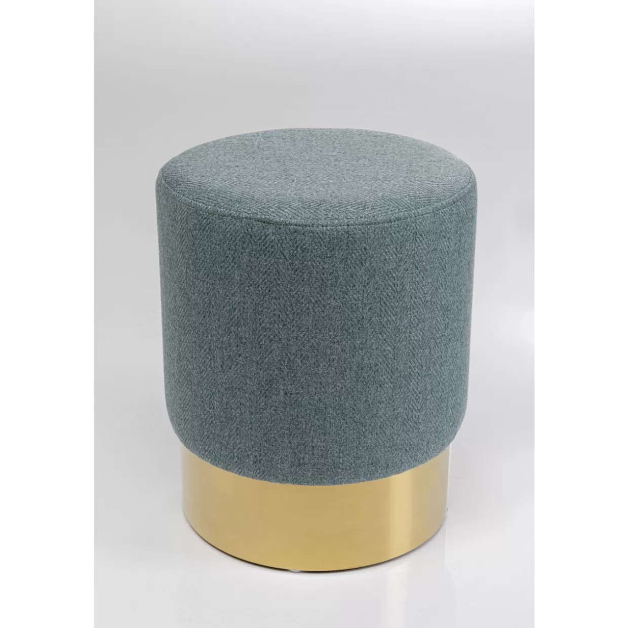 KARE Design Sitzbänke | Hocker Cherry Lina Hellbau Brass O35Cm
