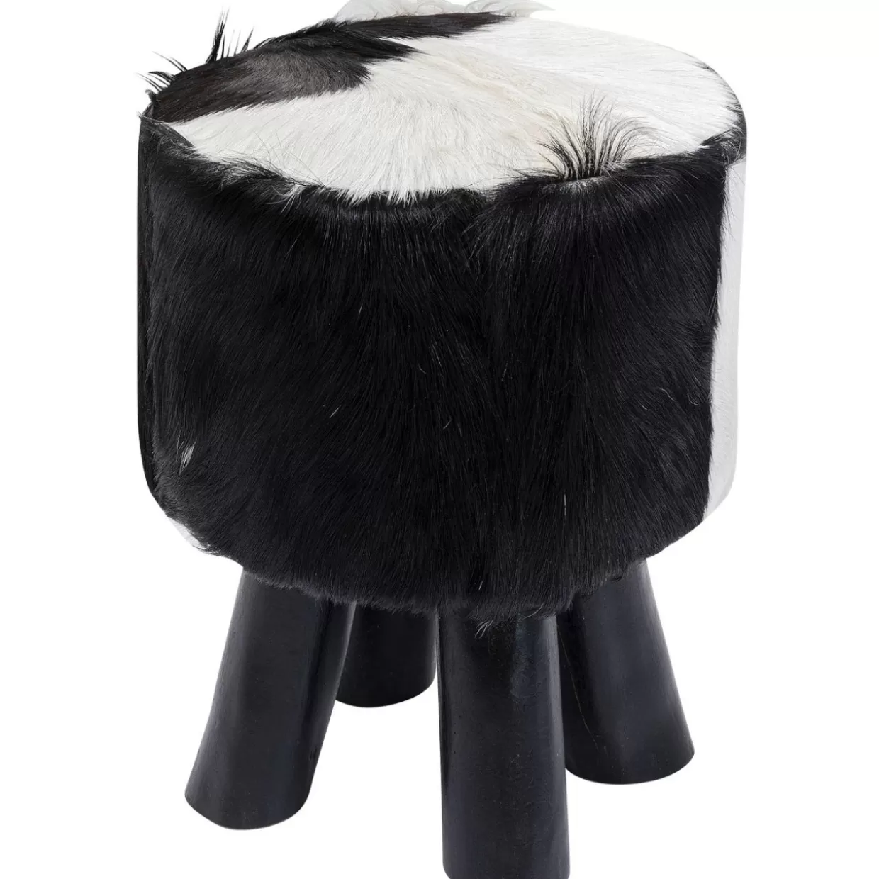 KARE Design Sitzbänke | Hocker Flint Stone Schwarz O35Cm