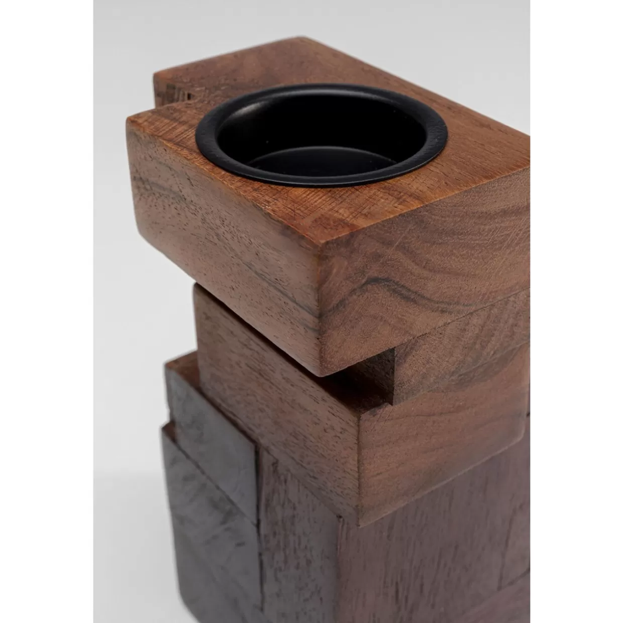 KARE Design Kerzenständer & Laternen | Kerzenständer Wood Tetris 31Cm