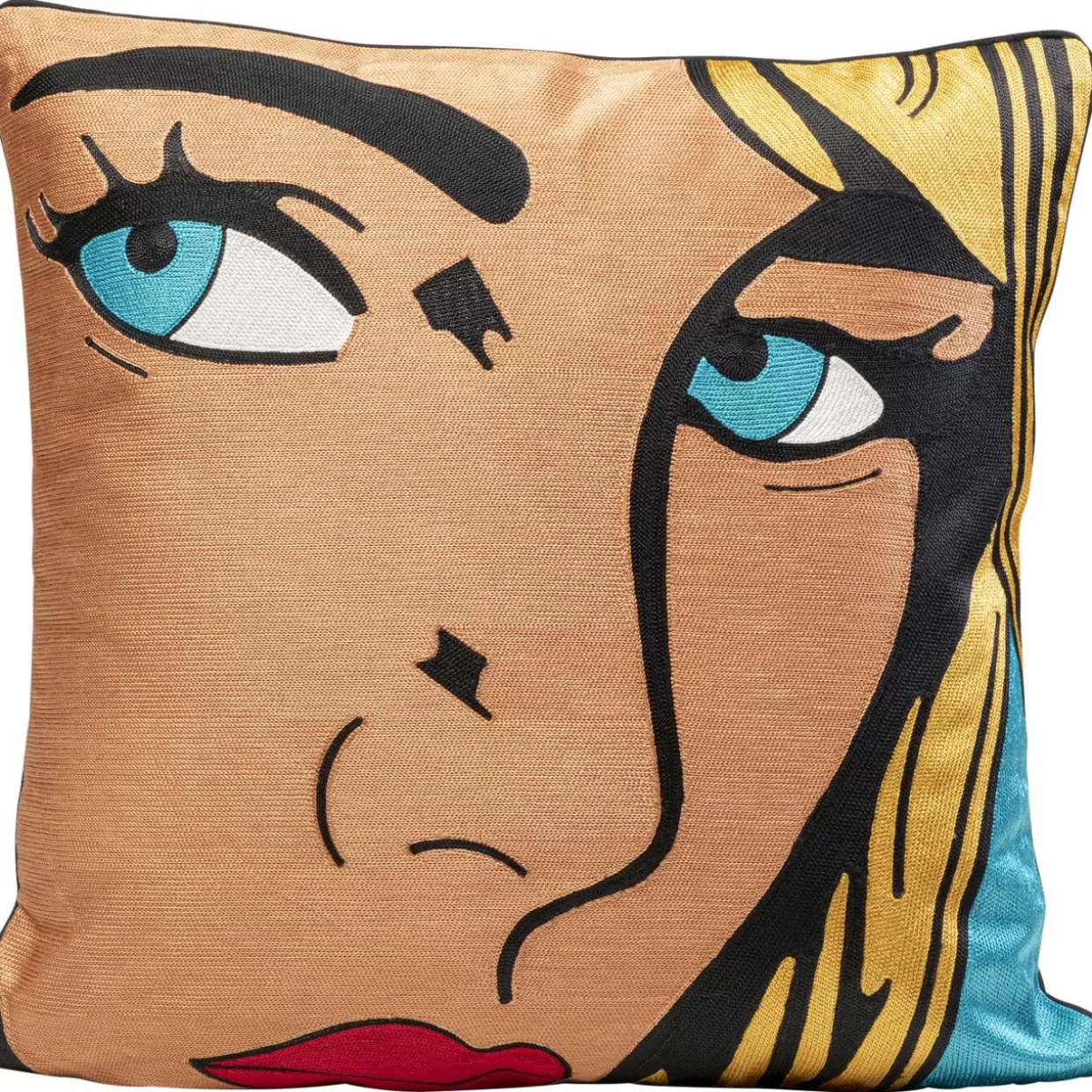 KARE Design Kissen | Kissen Comic Lady 50X50Cm