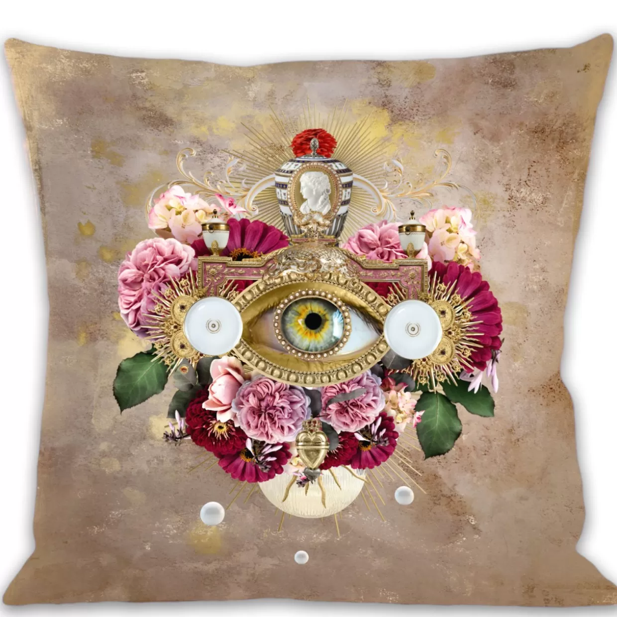 KARE Design Deko & Geschenkartikel | Kissenbezug 60X60 Eye Of Destiny