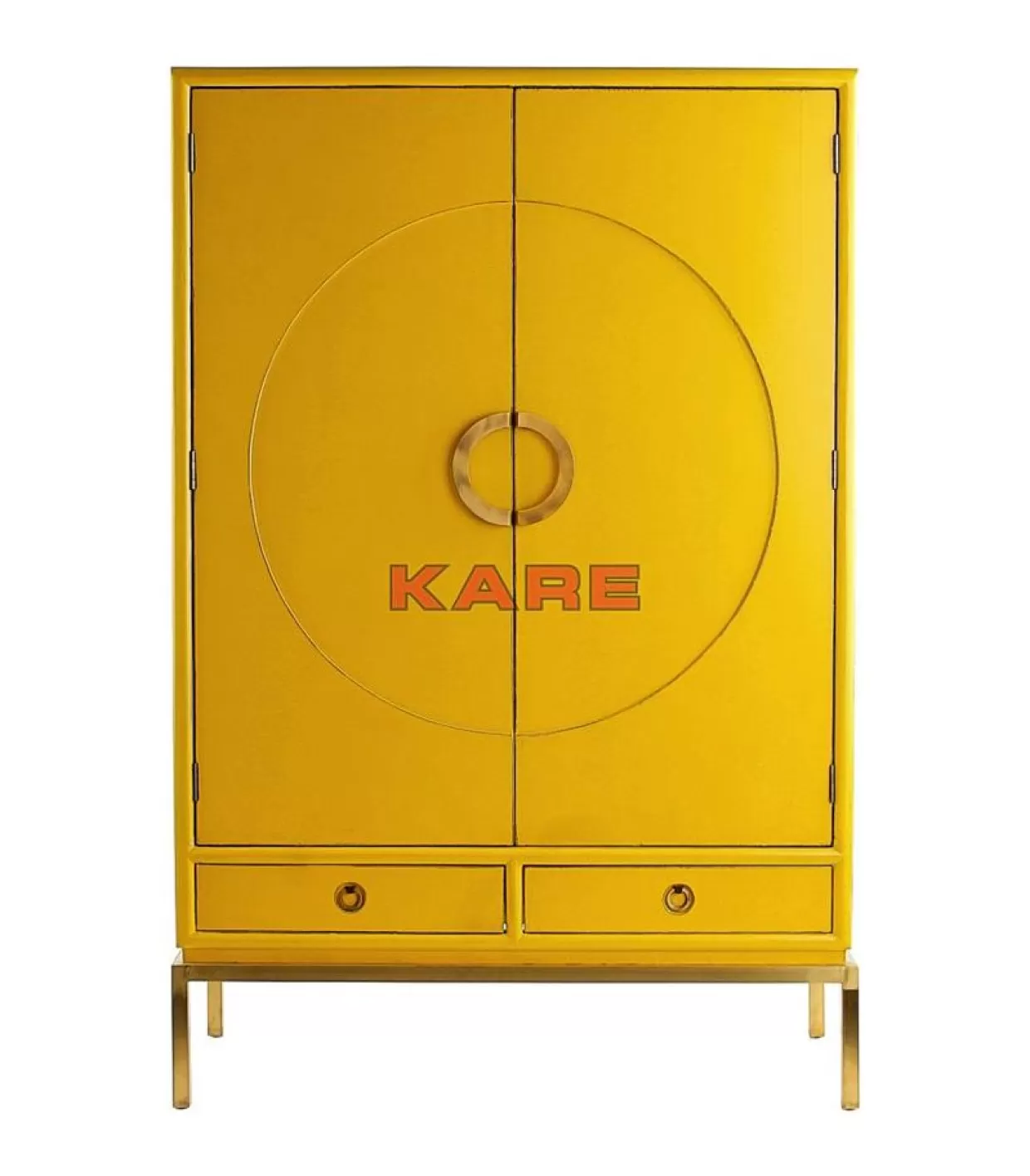 KARE Design Regale | Kleiderschrank Disk Yellow