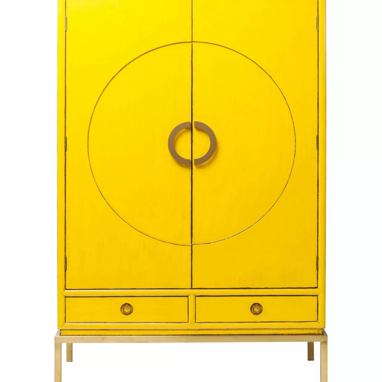 KARE Design Regale | Kleiderschrank Disk Yellow