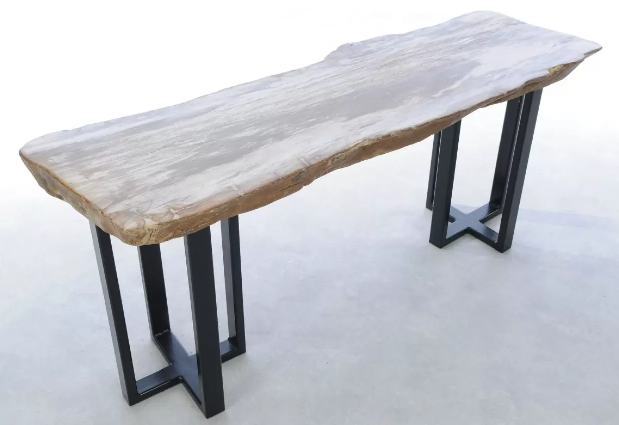 KARE Design Tische | Konsole Alfredo Versteinertes Holz
