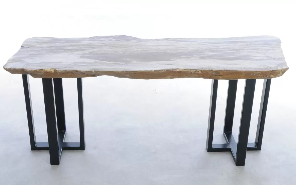 KARE Design Tische | Konsole Alfredo Versteinertes Holz