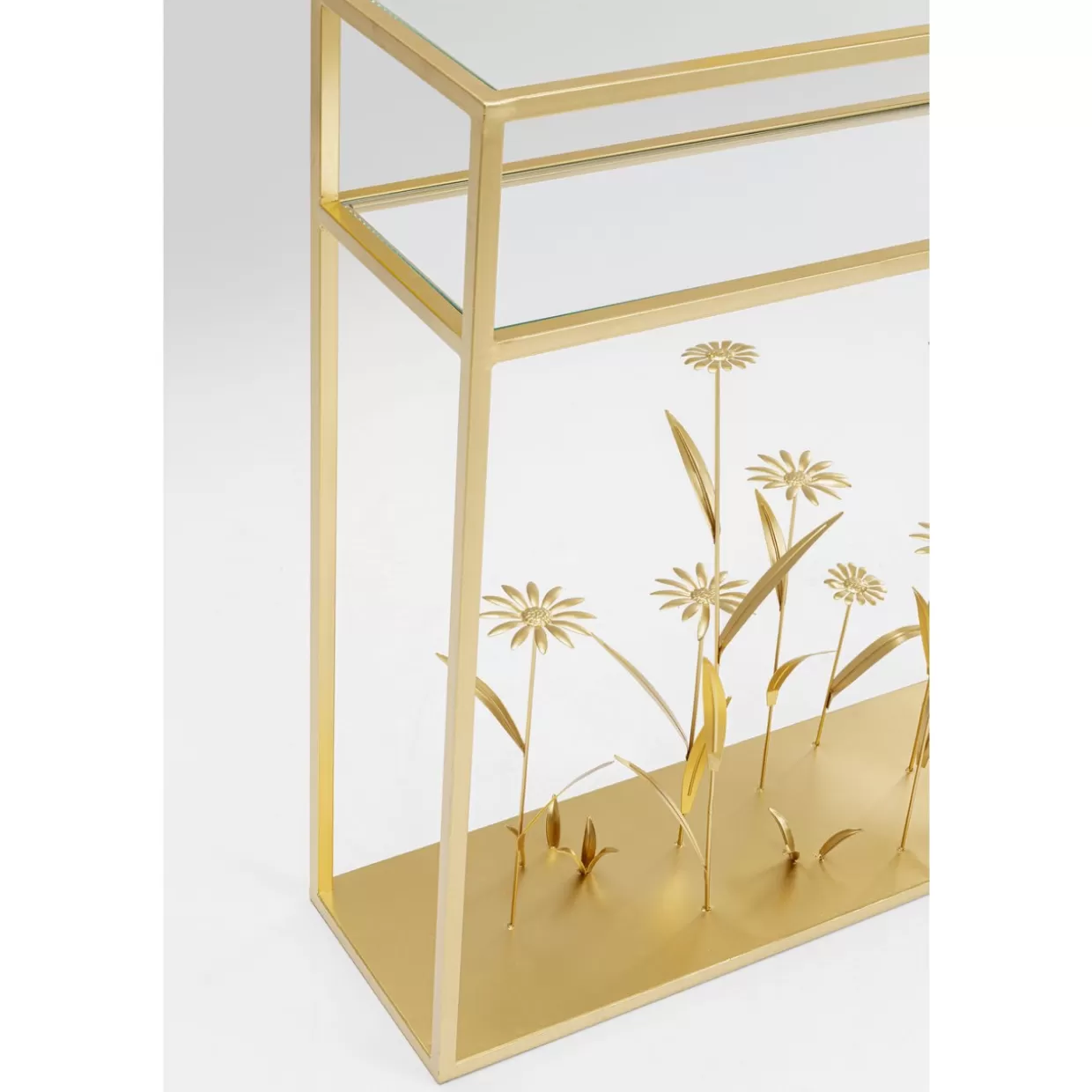 KARE Design Kommoden & Sideboards | Konsole Flower Meadow Gold 100