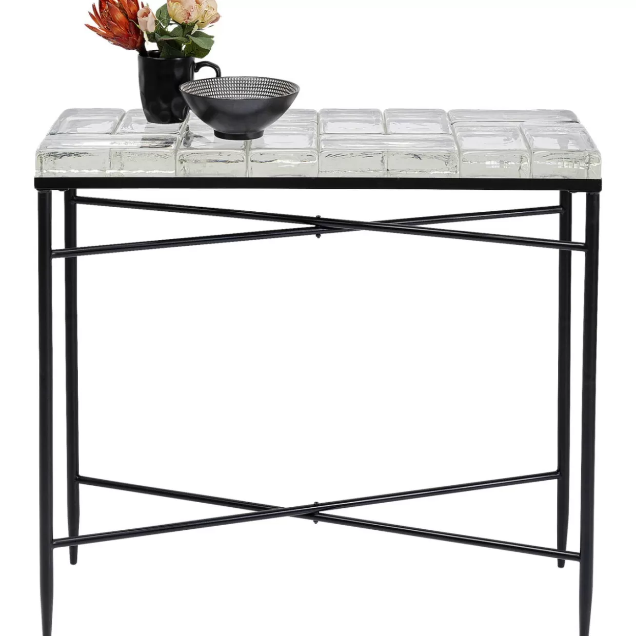 KARE Design Kommoden & Sideboards | Konsole Iceline Schwarz 82X76Cm