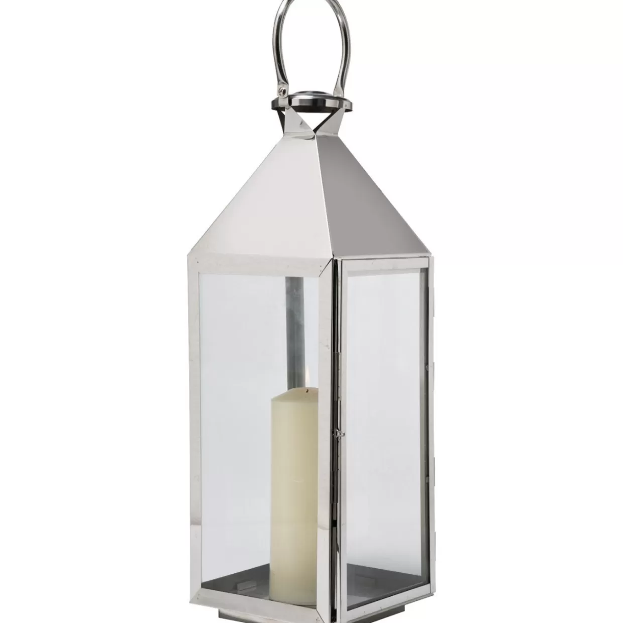 KARE Design Kerzenständer & Laternen | Laterne Giardino Silver (4/Set)