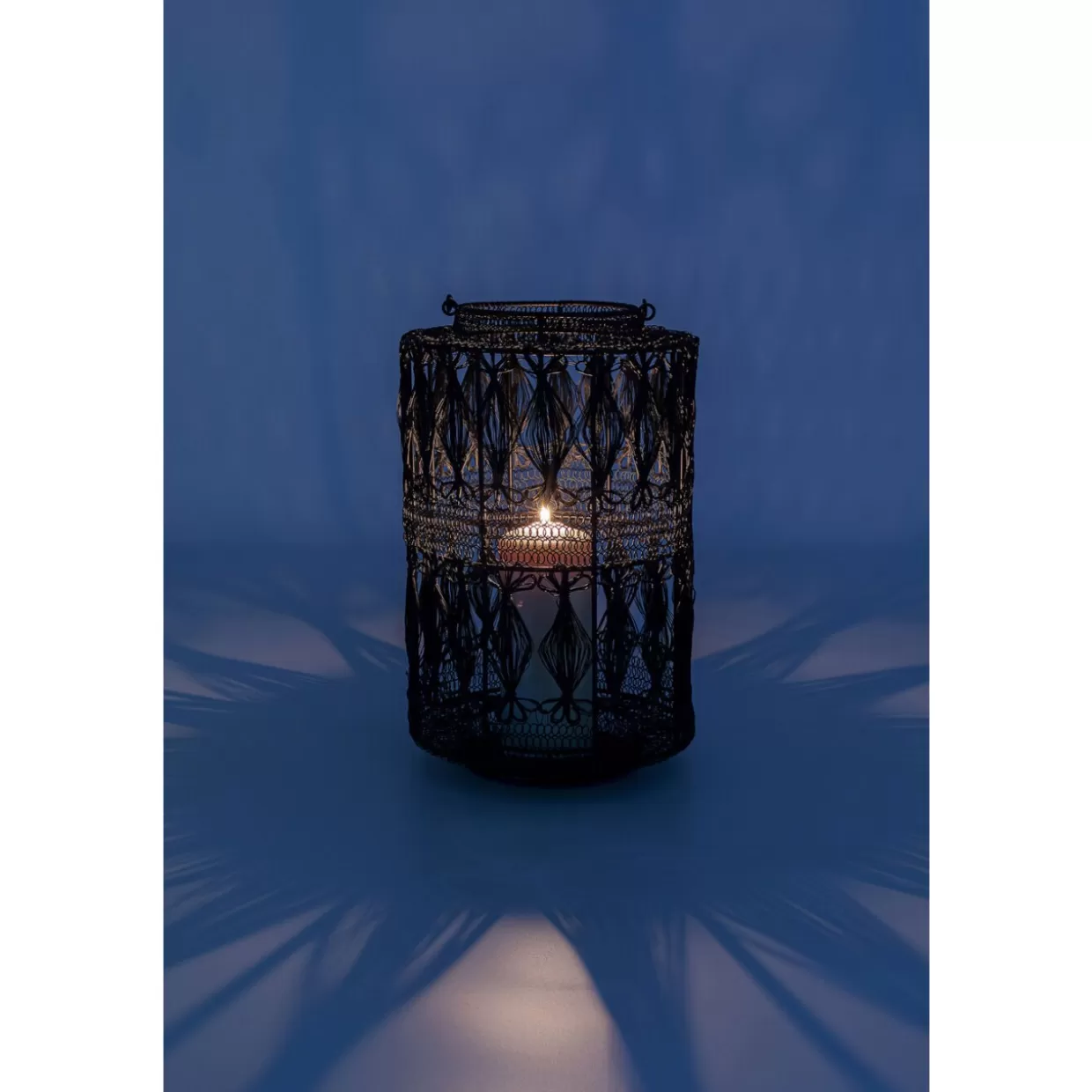 KARE Design Kerzenständer & Laternen | Laterne Hayat Schwarz 37Cm