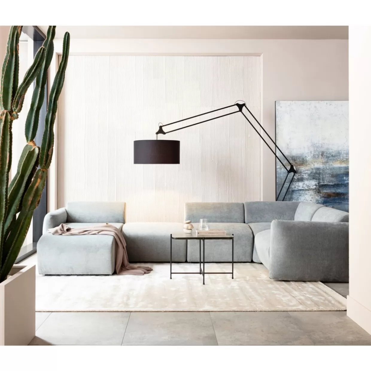KARE Design Sofas & Couches | Lucca Ottomane Elements Grau Links 90Cm
