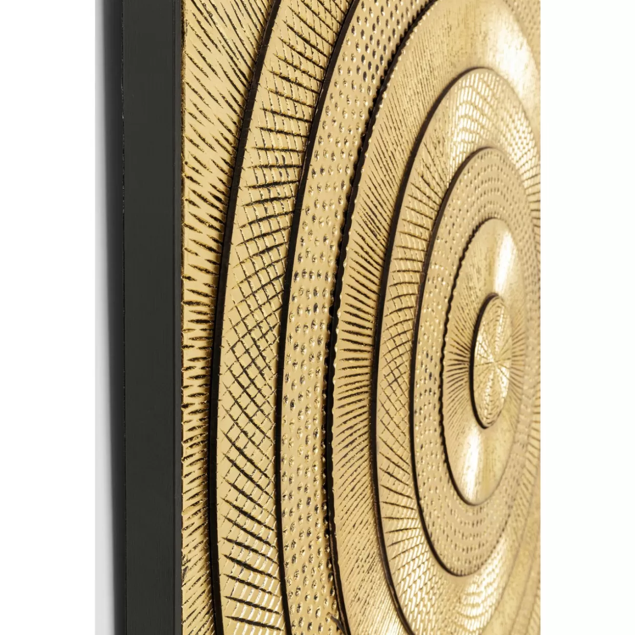 KARE Design Bilder | Objektbild Art Circle Gold 120X120Cm