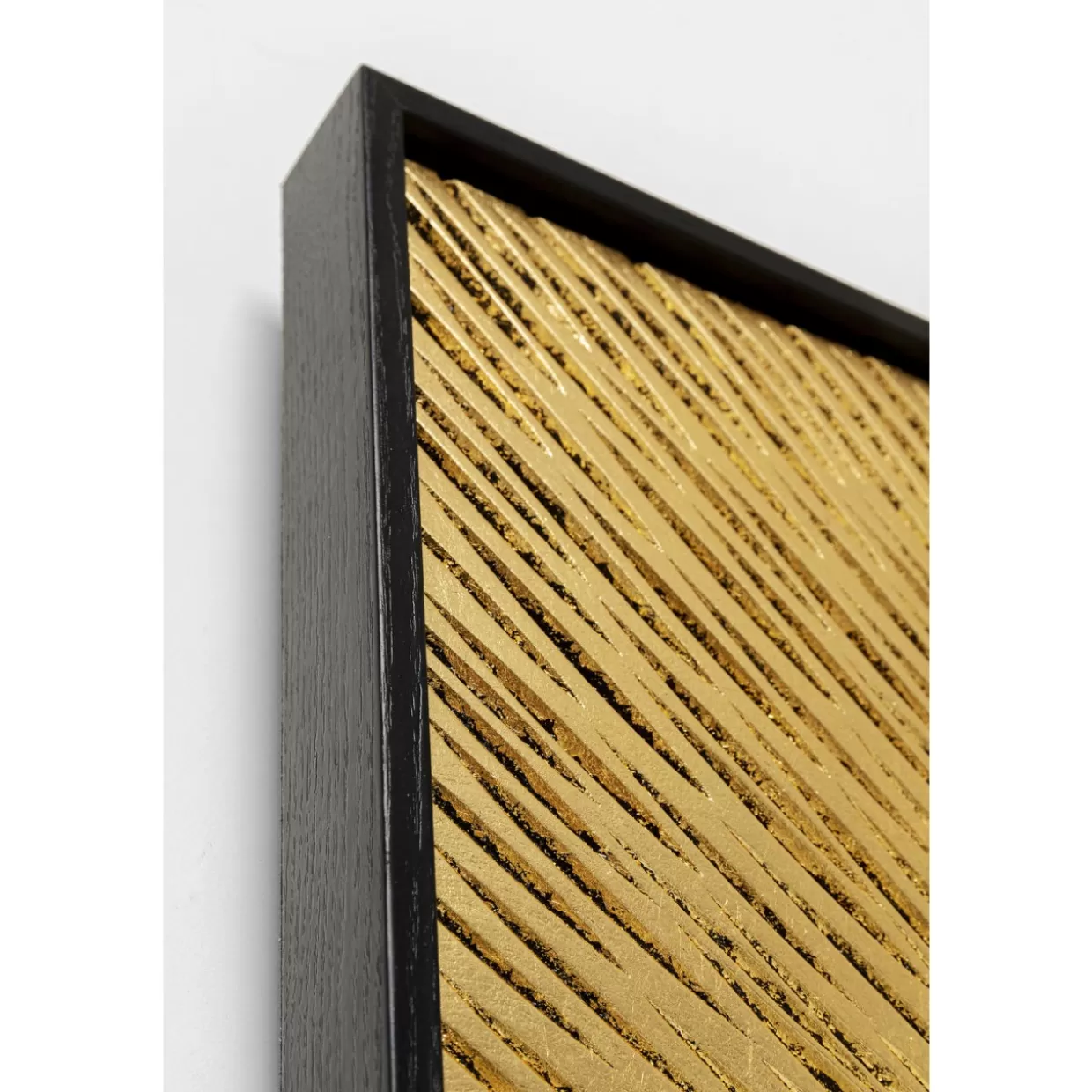 KARE Design Bilder | Objektbild Art Geometric Circle Gold 120X120Cm