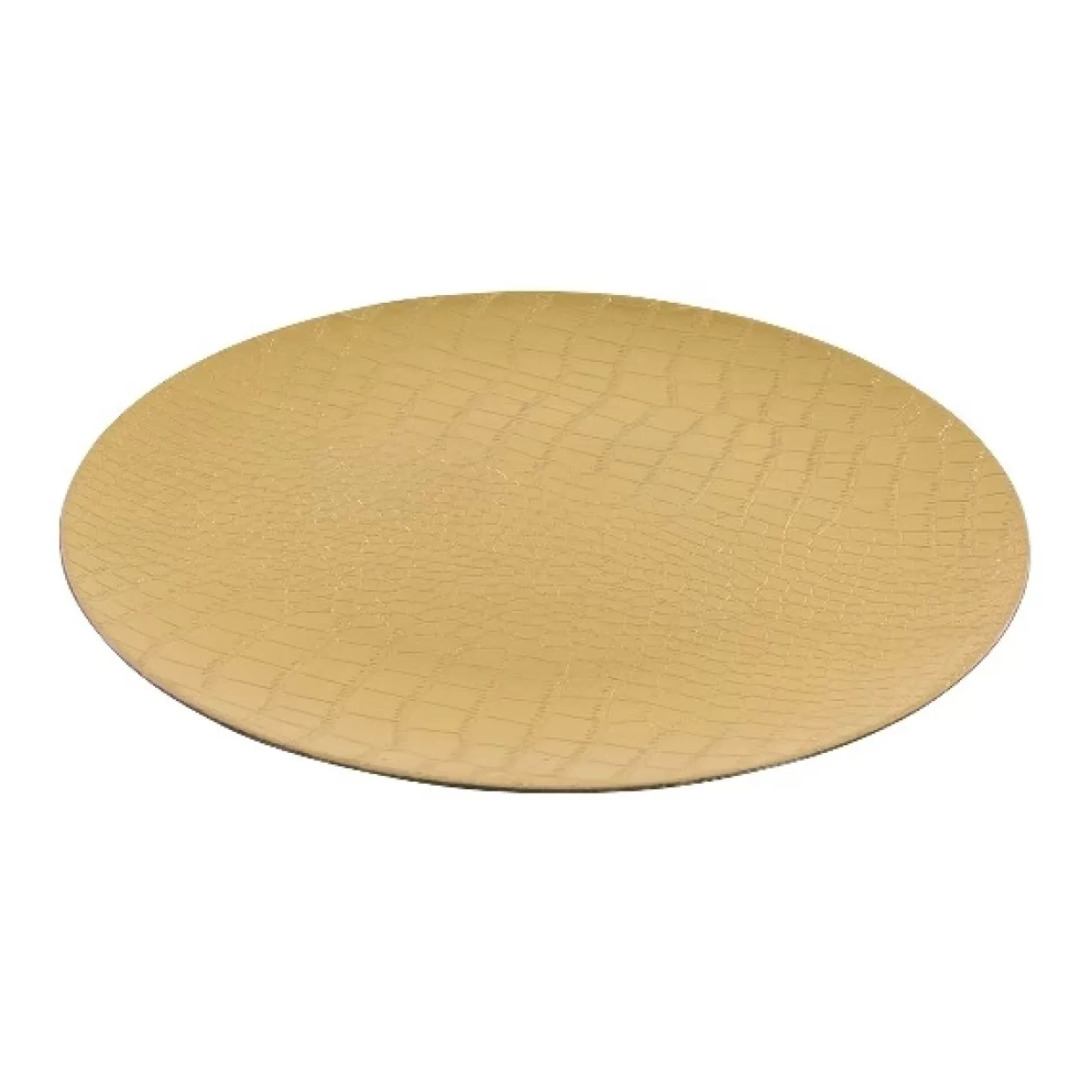 KARE Design Geschirr & Tischaccessoires | Platzteller In Schlangenoptik Gold