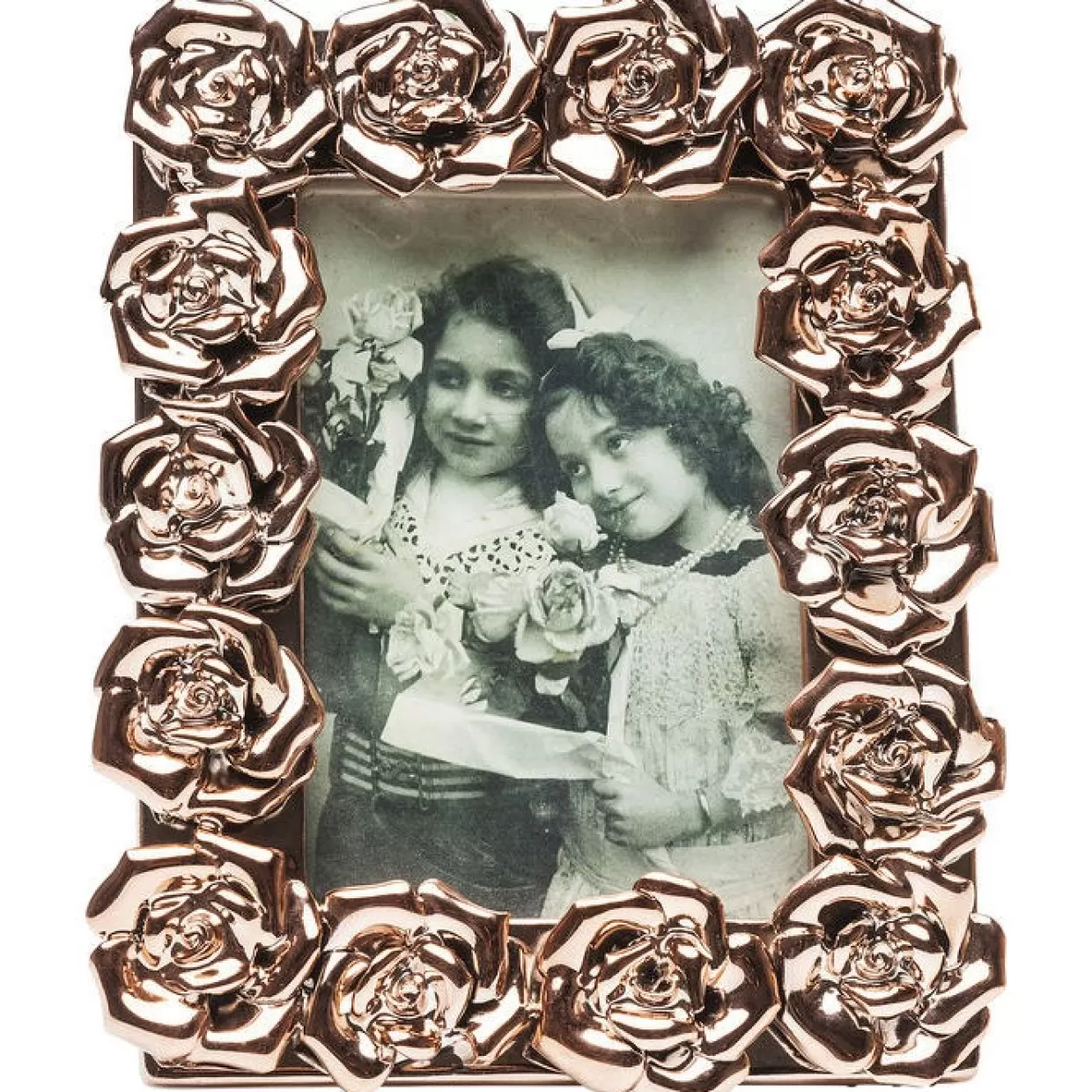 KARE Design Deko & Geschenkartikel | Rahmen Rosenbluten Rosegold 10X15Cm