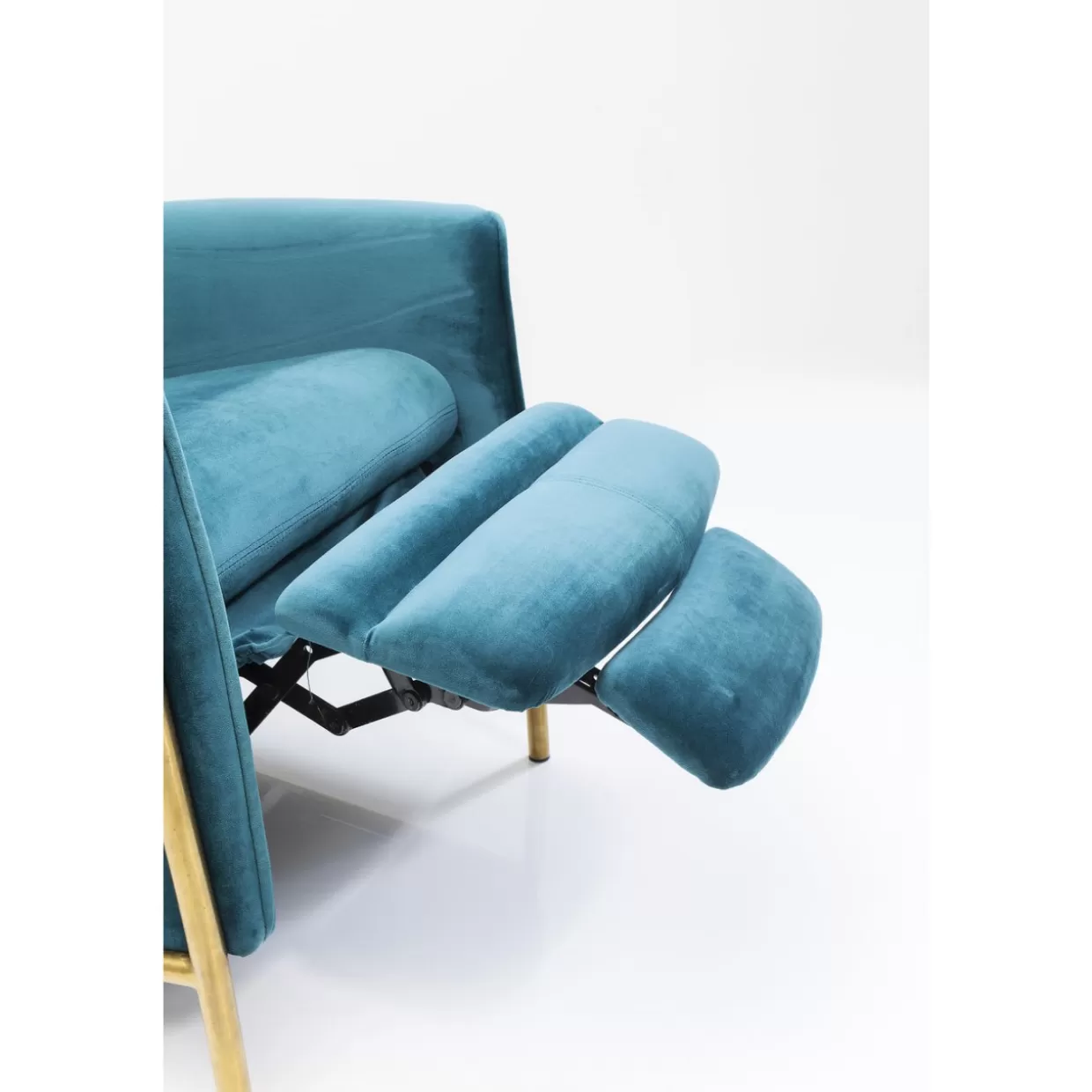KARE Design Sessel | Relaxsessel Lazy Velvet Blau