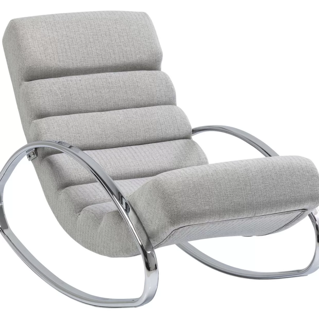 KARE Design Sessel | Schaukelsessel Manhattan Grau-Beige