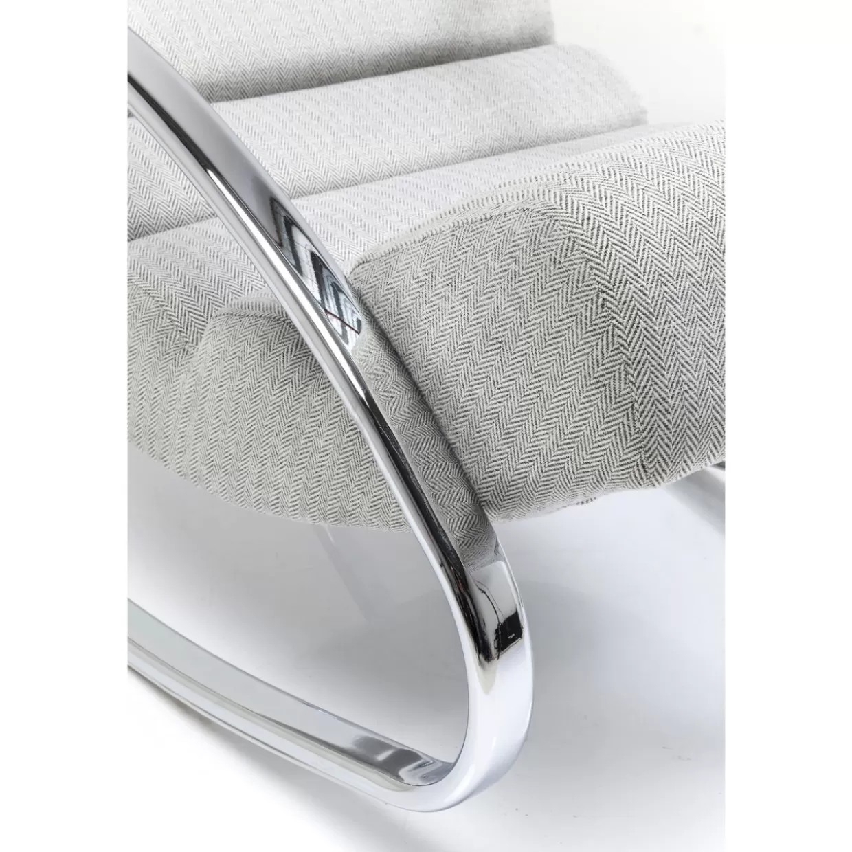 KARE Design Sessel | Schaukelsessel Manhattan Grau-Beige